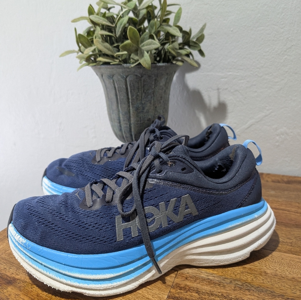 Hoka Bondi 8‎ Men Size 7 D Blue